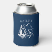 帆船船水兵ネイビーブルーカスタム 缶クーラー (缶裏面)