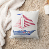 帆船船航海の枕 クッション (ブランケット)