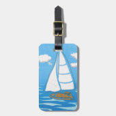 帆船荷物タグ ラゲッジタグ (正面縦)