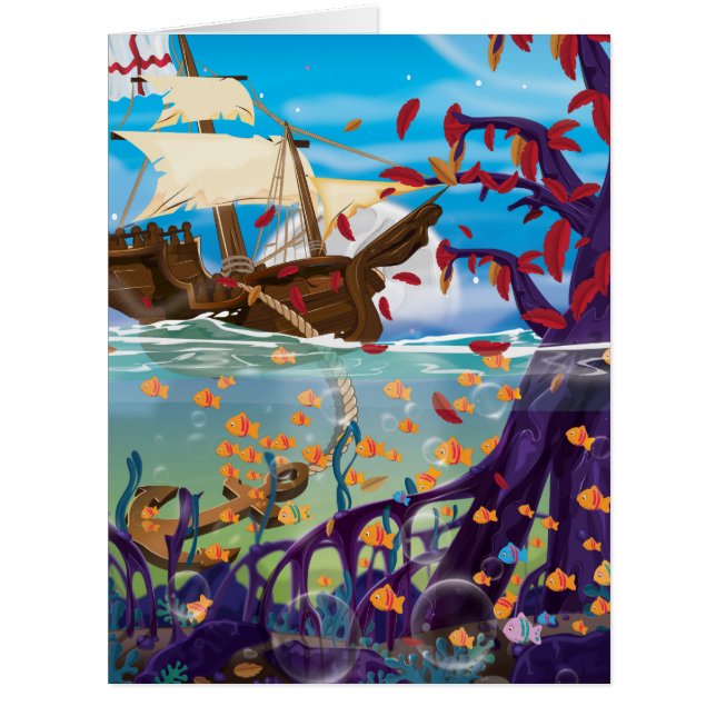 帆船落下いかり (正面)