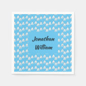 帆船誕生日 スタンダードカクテルナプキン (正面)