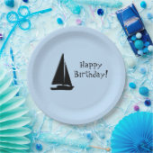 帆船誕生日 ペーパープレート (パーティー)