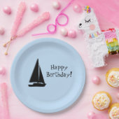帆船誕生日 ペーパープレート (パーティー)