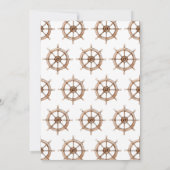 帆船魅力的2回目の誕生日パーティの招待状 招待状 (裏面)