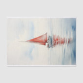 帆船2デクページ紙 薄葉紙 (正面)