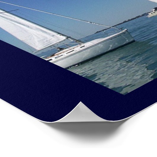 帆船2 ポスター (角)