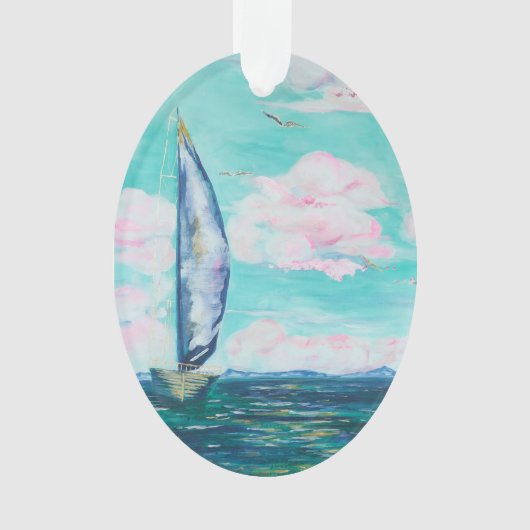 帆船 オーナメント (正面)