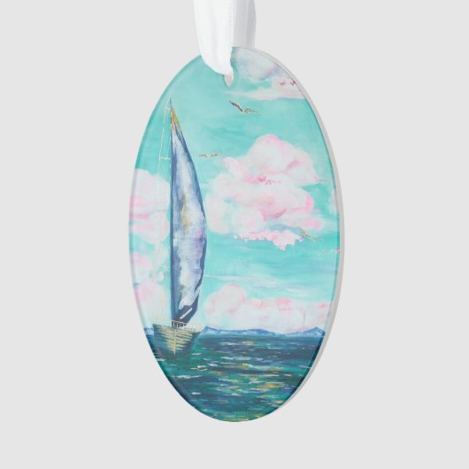 帆船 オーナメント (正面)