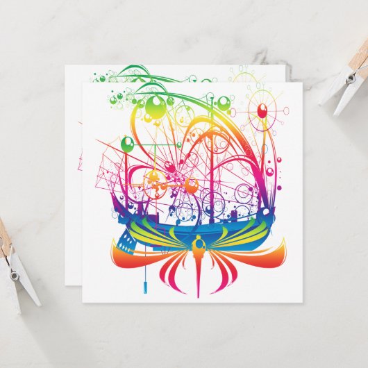 帆船 カード (正面/裏面インサイチュ)