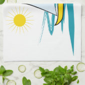 帆船 キッチンタオル (折り畳み)