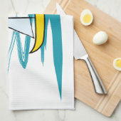 帆船 キッチンタオル (四つ折り)