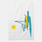 帆船 キッチンタオル (縦)