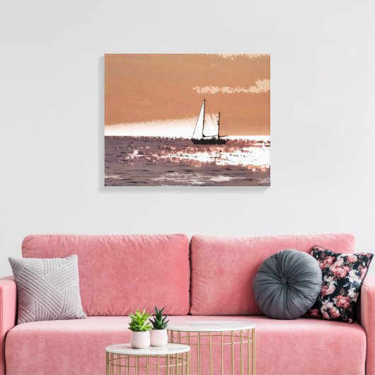 帆船 キャンバスプリント (インサイチュ (リビング))