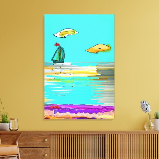 帆船 キャンバスプリント (インサイチュ (リビング))