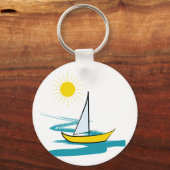帆船 キーホルダー (正面)