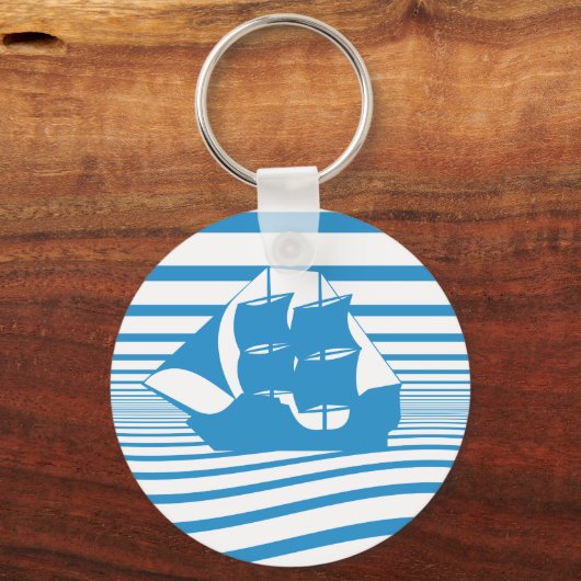 帆船 キーホルダー (正面)