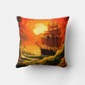 帆船 クッション (裏面)