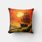 帆船 クッション (正面)