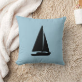 帆船 クッション (ブランケット)