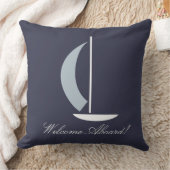 帆船 クッション (ブランケット)