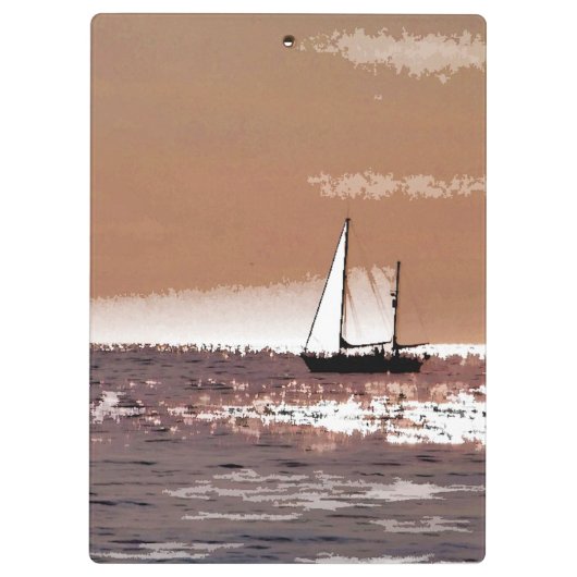 帆船 クリップボード (裏面)