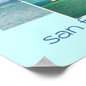 帆船 – サウサリトサンフランシスコ ポスター (角)