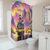 帆船 シャワーカーテン (インサイチュ)