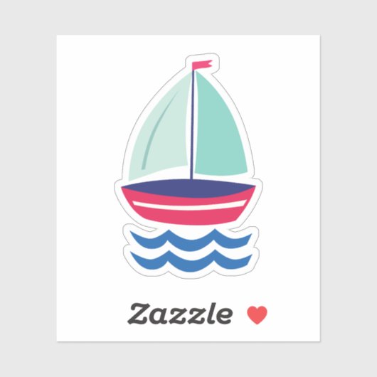 帆船 シール (シート)