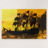 帆船 ジグソーパズル (横)