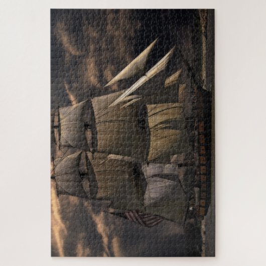 帆船 ジグソーパズル (縦)