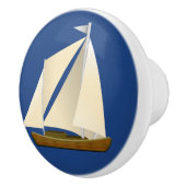 帆船 セラミックノブ (右)