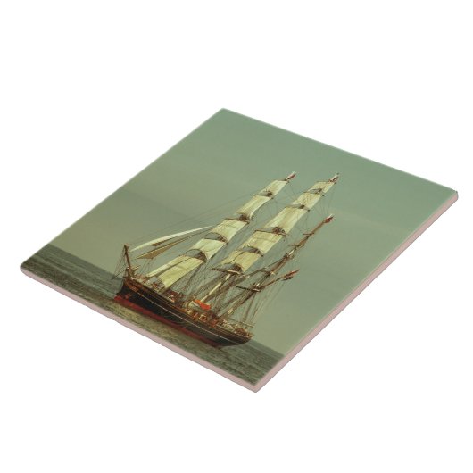 帆船 タイル (側面)