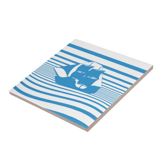 帆船 タイル (側面)