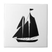 帆船 タイル (正面)