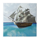 帆船 タイル (正面)