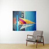 帆船 タペストリー (インサイチュ(横))