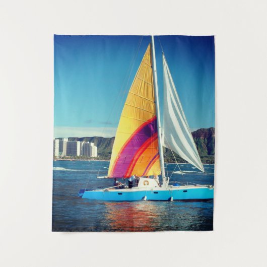 帆船 タペストリー (正面)