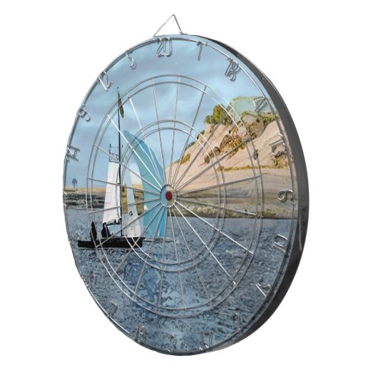 帆船 ダーツボード (正面右)