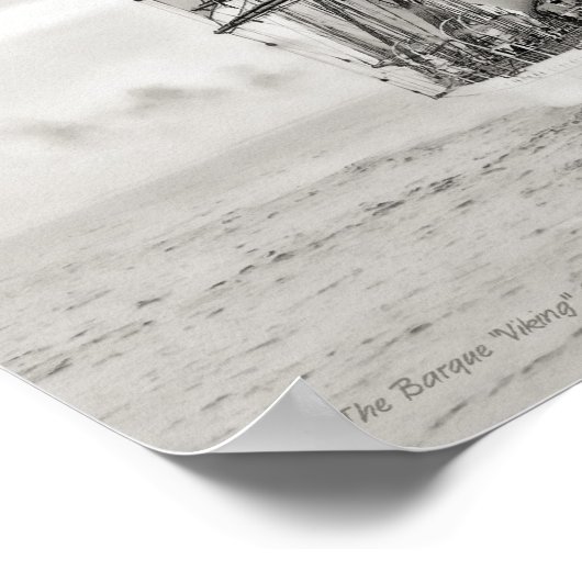 帆船「バイキング」 ポスター (角)