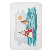 帆船 バスマット (正面縦)