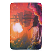 帆船 バスマット (正面縦)