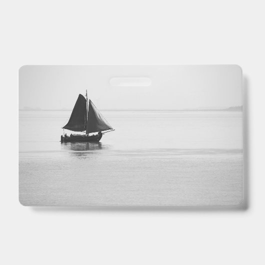 帆船 バッジ (Front)