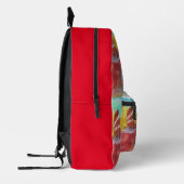 帆船 プリントバックパック (左)