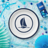 帆船 ペーパープレート (パーティー)