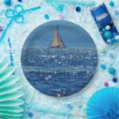 帆船 ペーパープレート (パーティー)