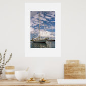 帆船 ポスター (キッチン)