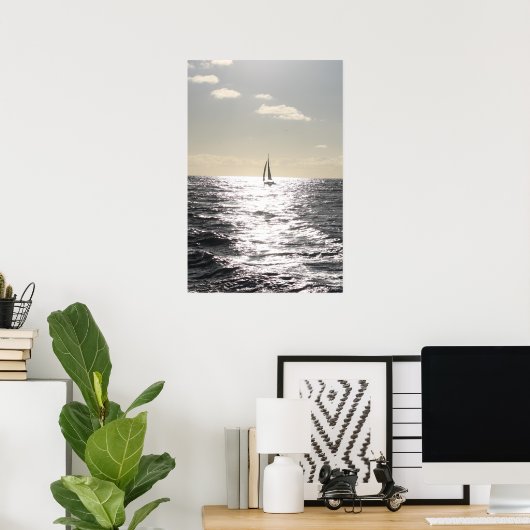 帆船 ポスター (ホームオフィス)