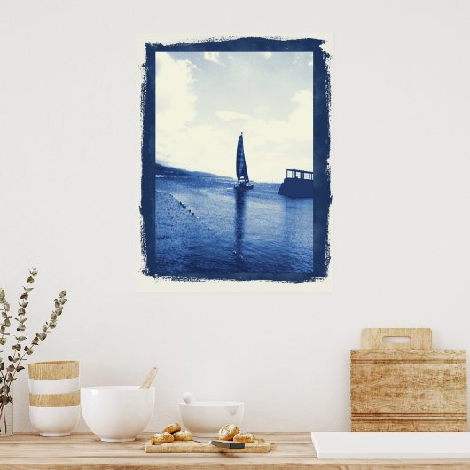 帆船 ポスター (キッチン)