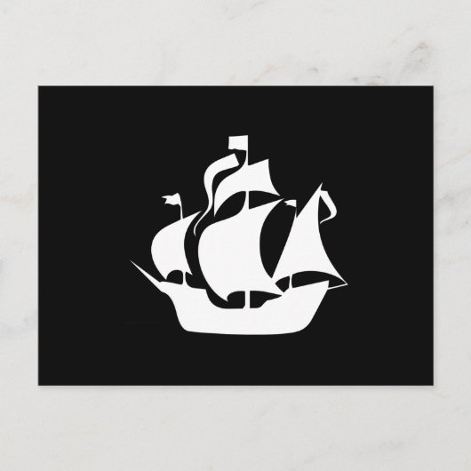 帆船 ポストカード (正面)