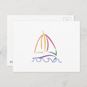 帆船 ポストカード (正面/裏面)